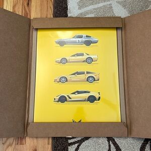 Corvette Evolution 1963-2015 Poster (unframed)